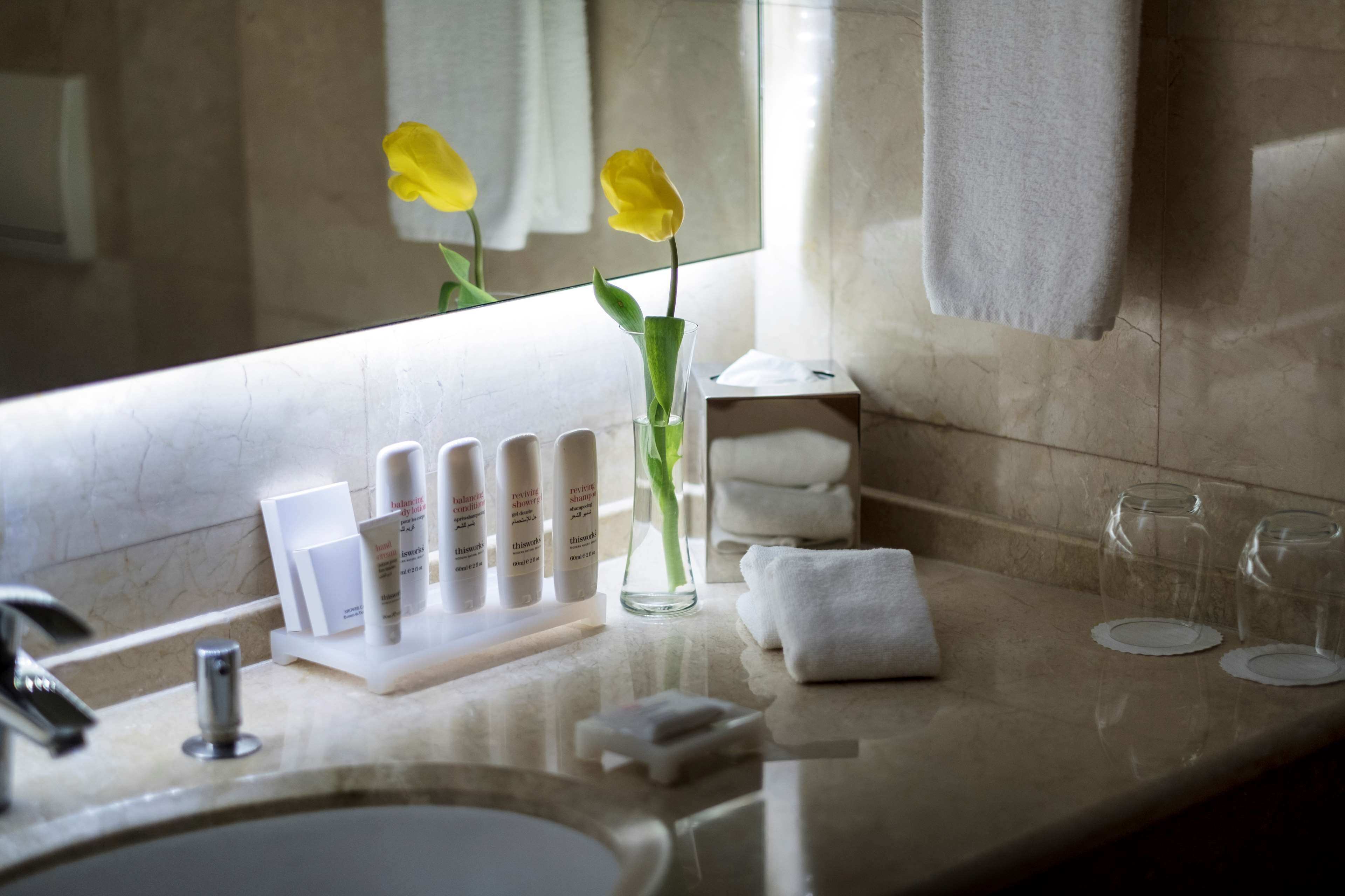 shower, rainfall showerhead, free toiletries, hair dryer