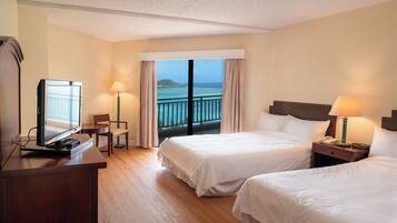 Ocean View Superior | Caja de seguridad en la habitación y cortinas blackout