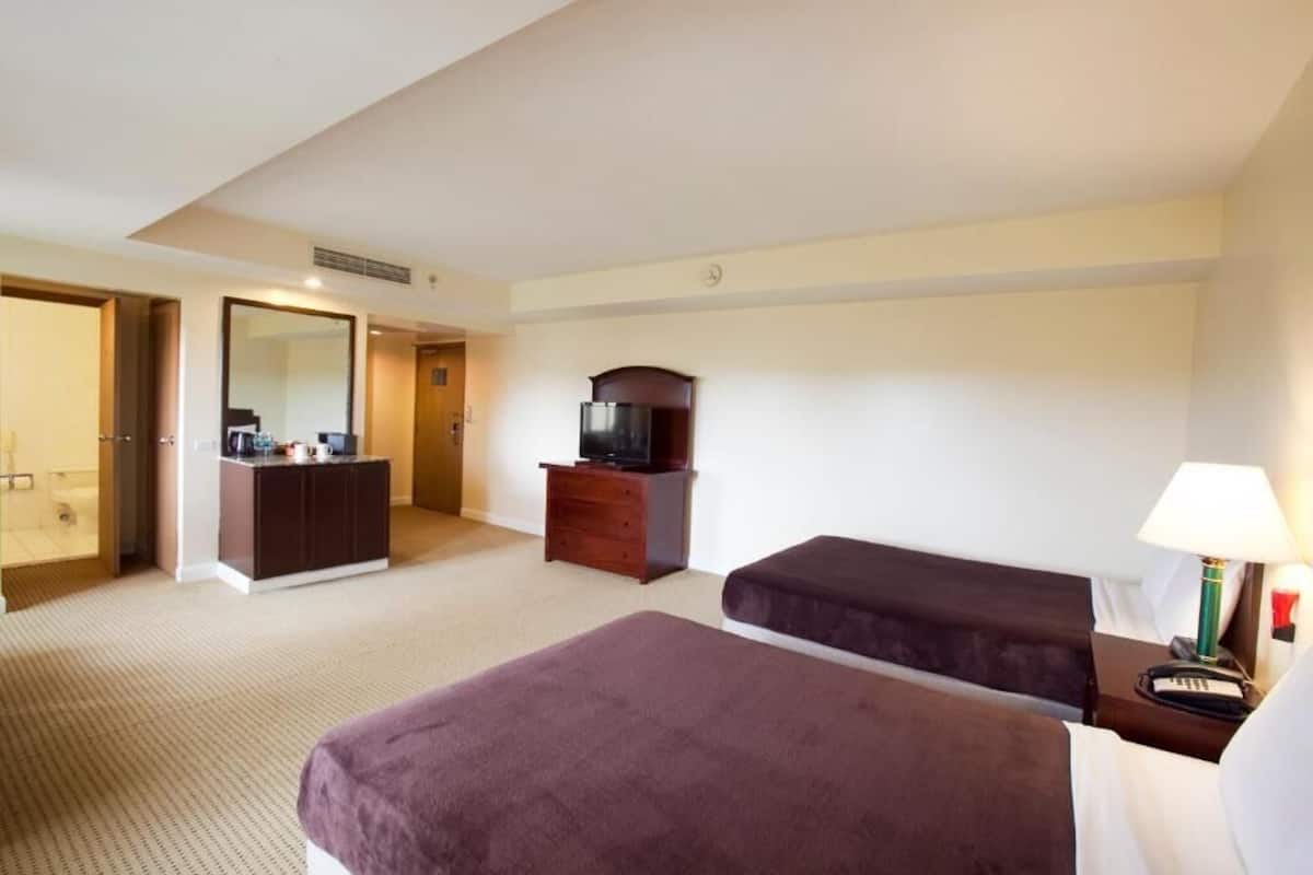 1 habitación, caja de seguridad en la habitación y cortinas blackout