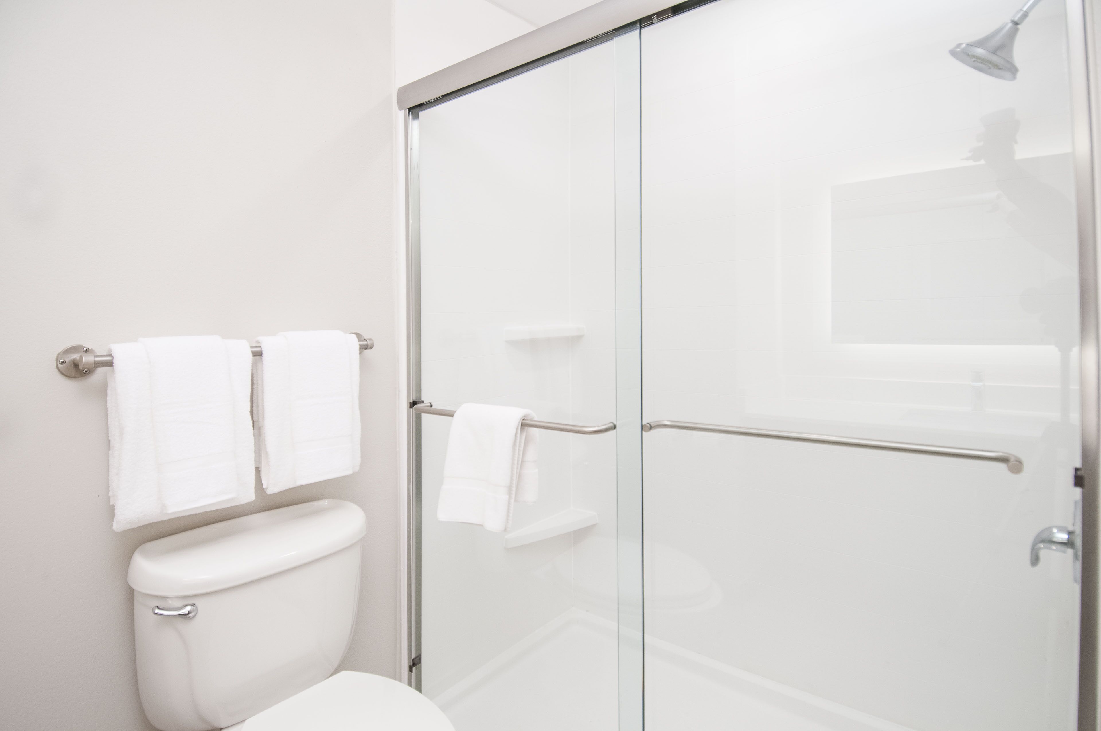 free toiletries, hair dryer, towels, soap