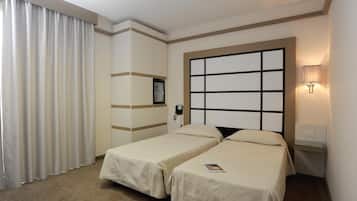 Down comforters, minibar, in-room safe, desk