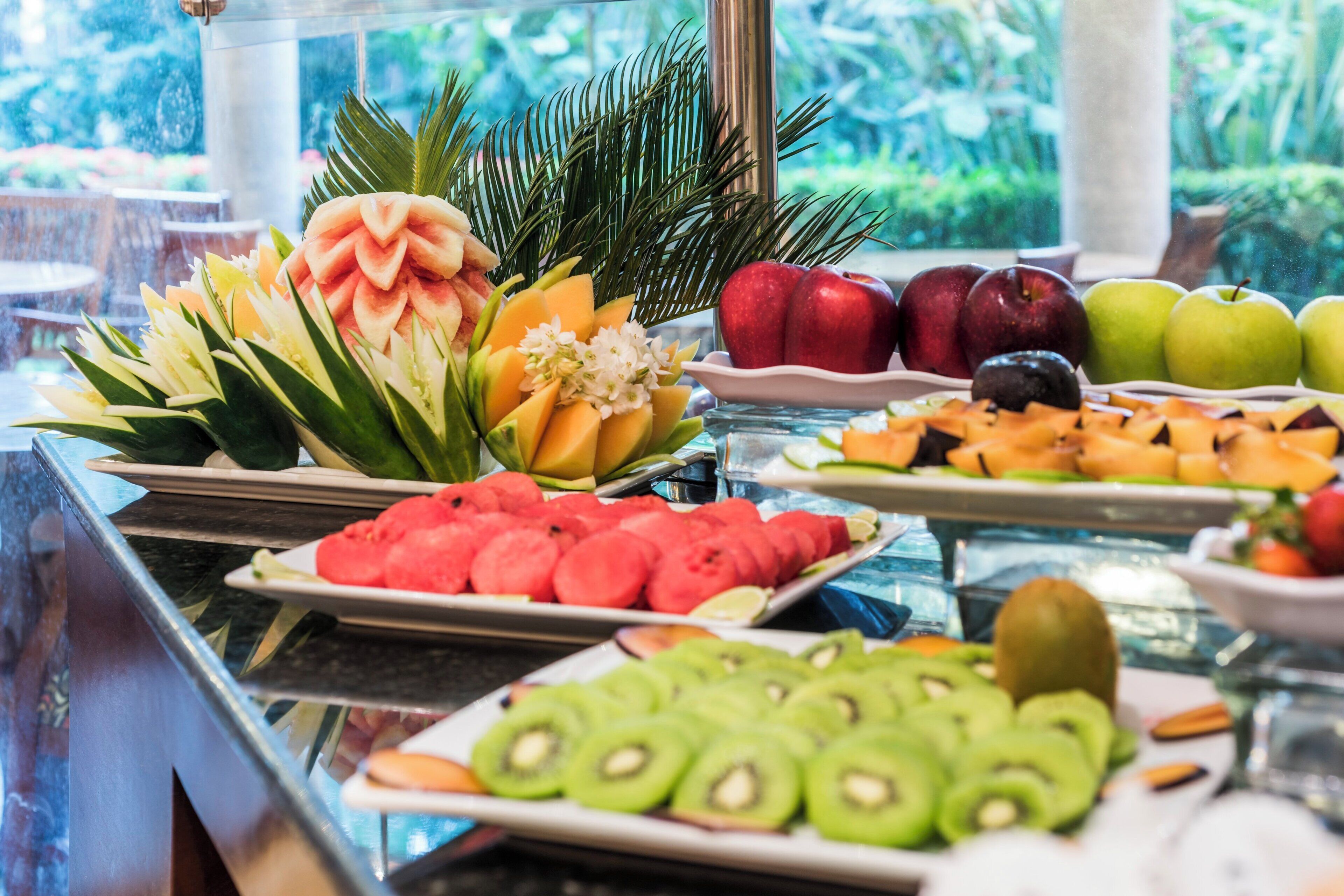 Daily buffet breakfast for a fee