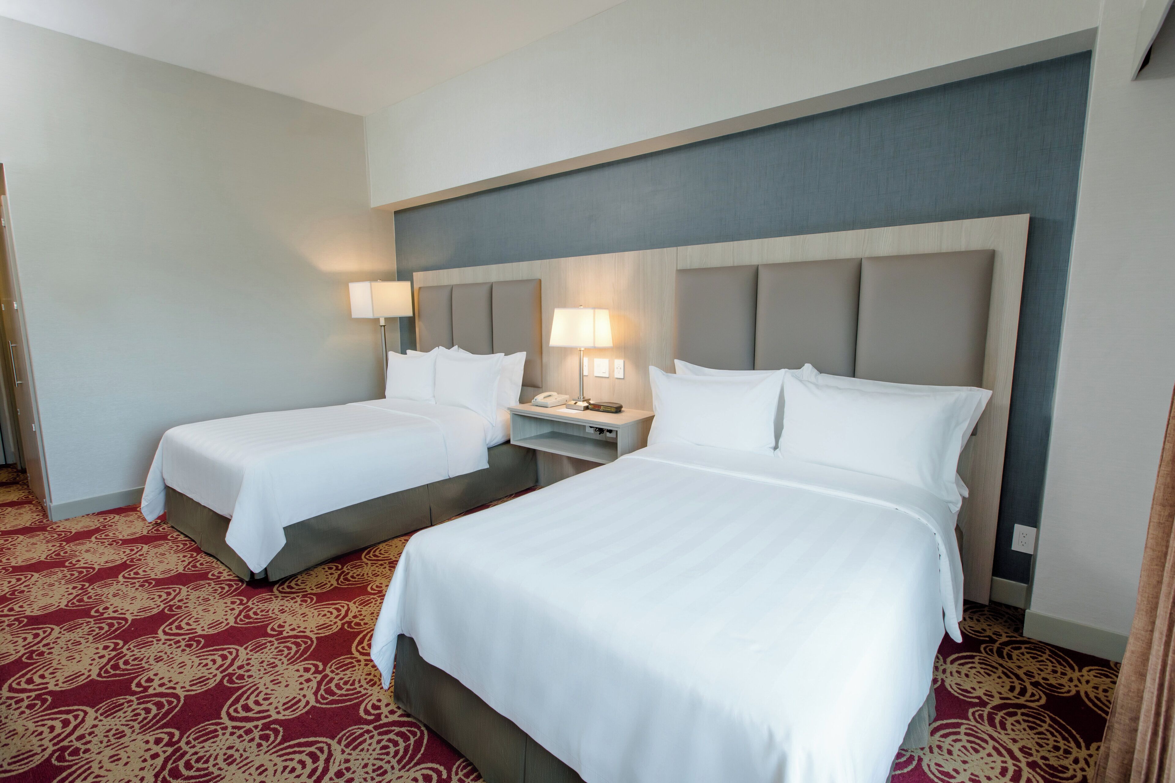 Premium bedding, down comforters, in-room safe, desk