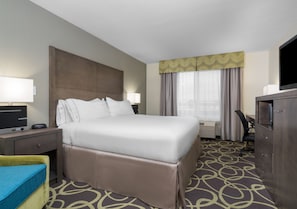 Kamar Standar, 1 Tempat Tidur King (LEISURE) | Seprai premium, selimut bulu angsa, meja kerja, dan tirai kedap cahaya