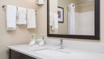 Duschwanne, Designer-Toilettenartikel, Haartrockner