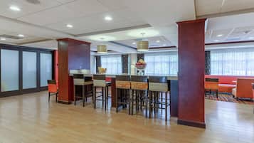 Free daily self-serve breakfast