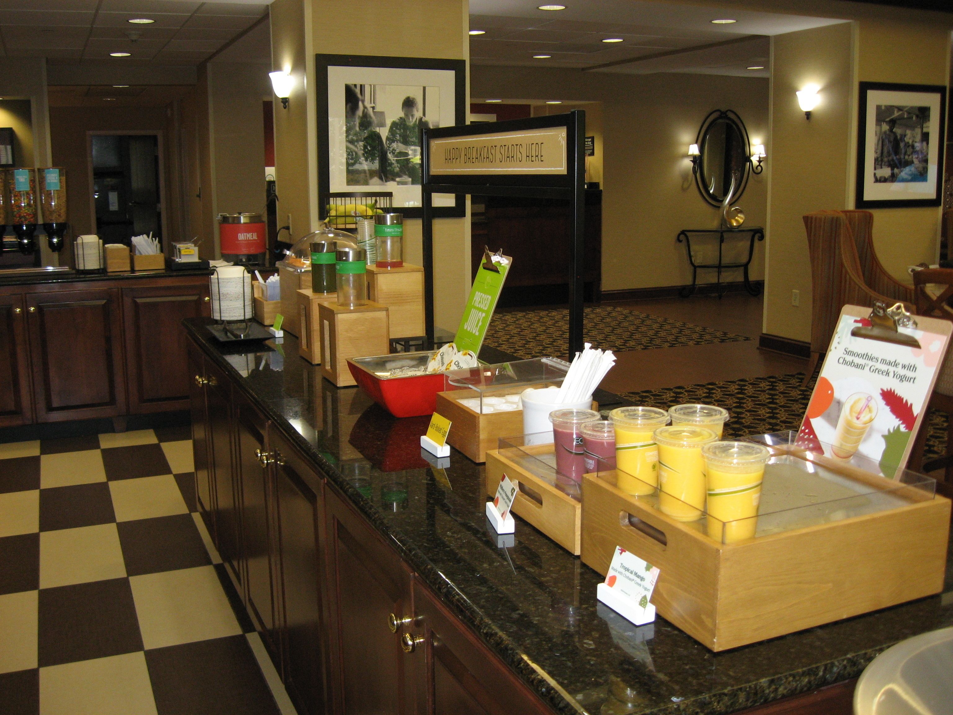 free daily breakfast