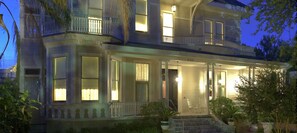 Front of property – evening/night