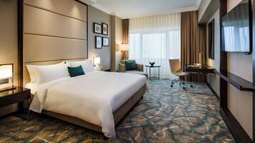 Literie hypoallergénique, couette en duvet d'oie, minibar