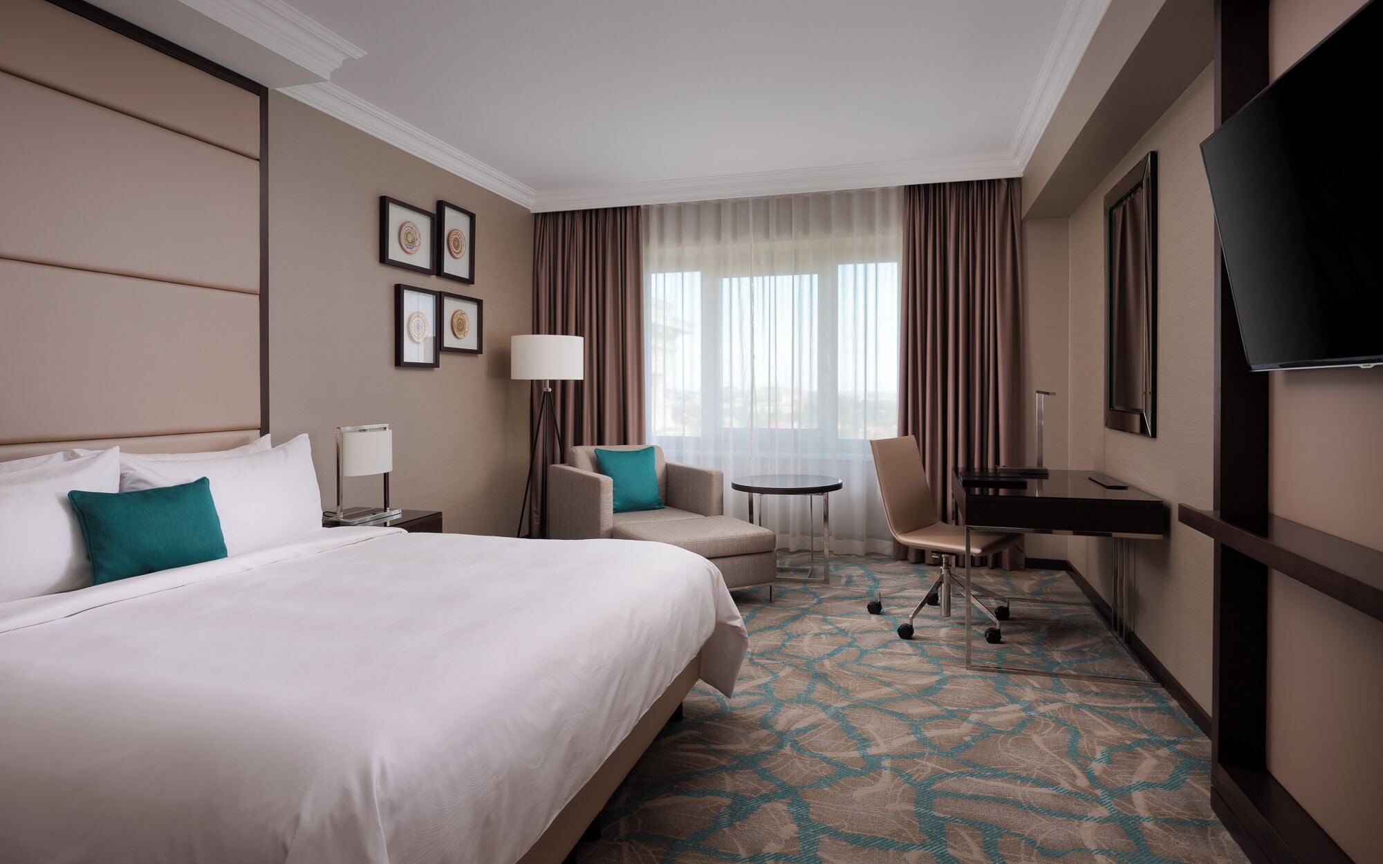 Chambre Deluxe, 1 très grand lit | Vue de la chambre
