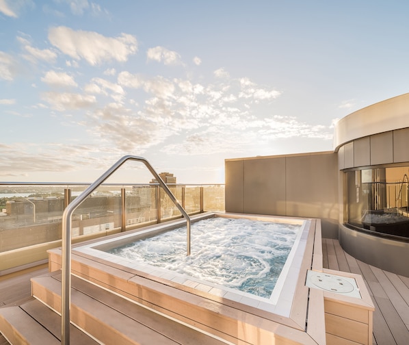 야외 스파 욕조