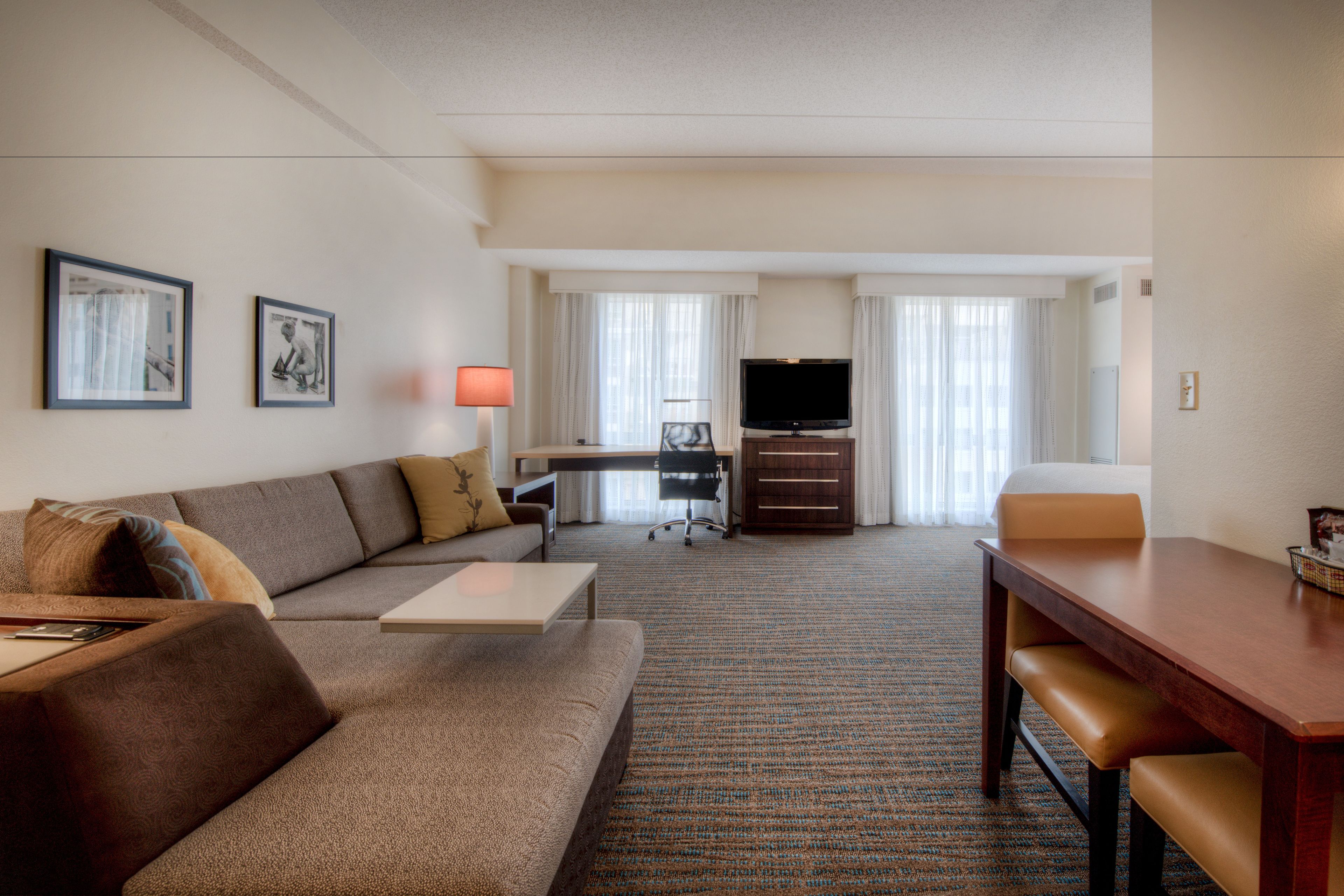 in-room safe, desk, laptop workspace, blackout curtains