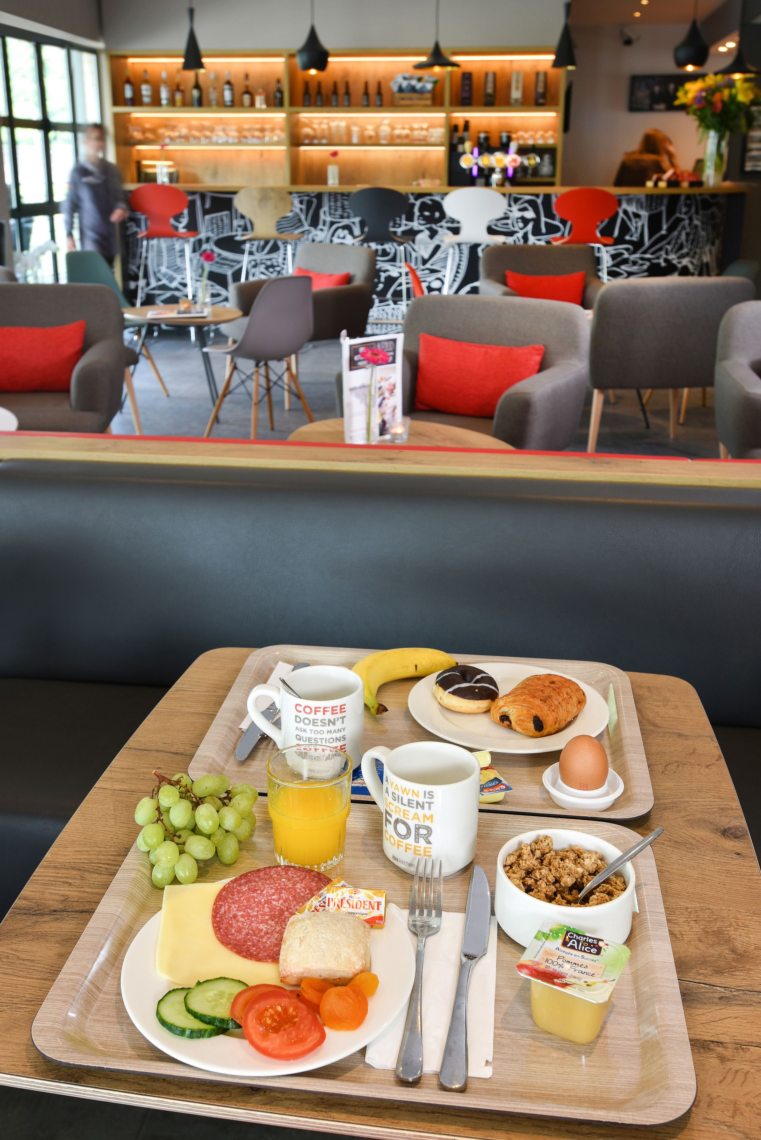 daily buffet breakfast (eur 17 per person)