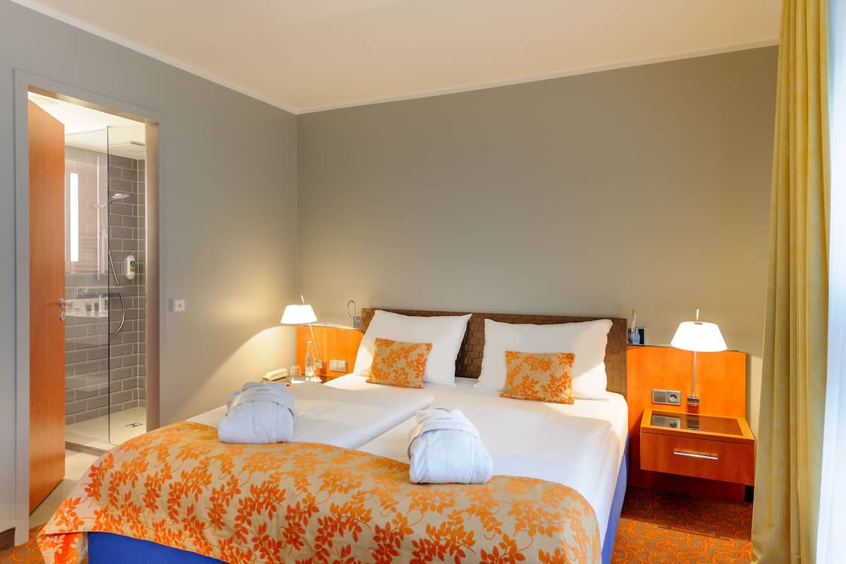 1 dormitori, roba de llit d'alta qualitat i minibar