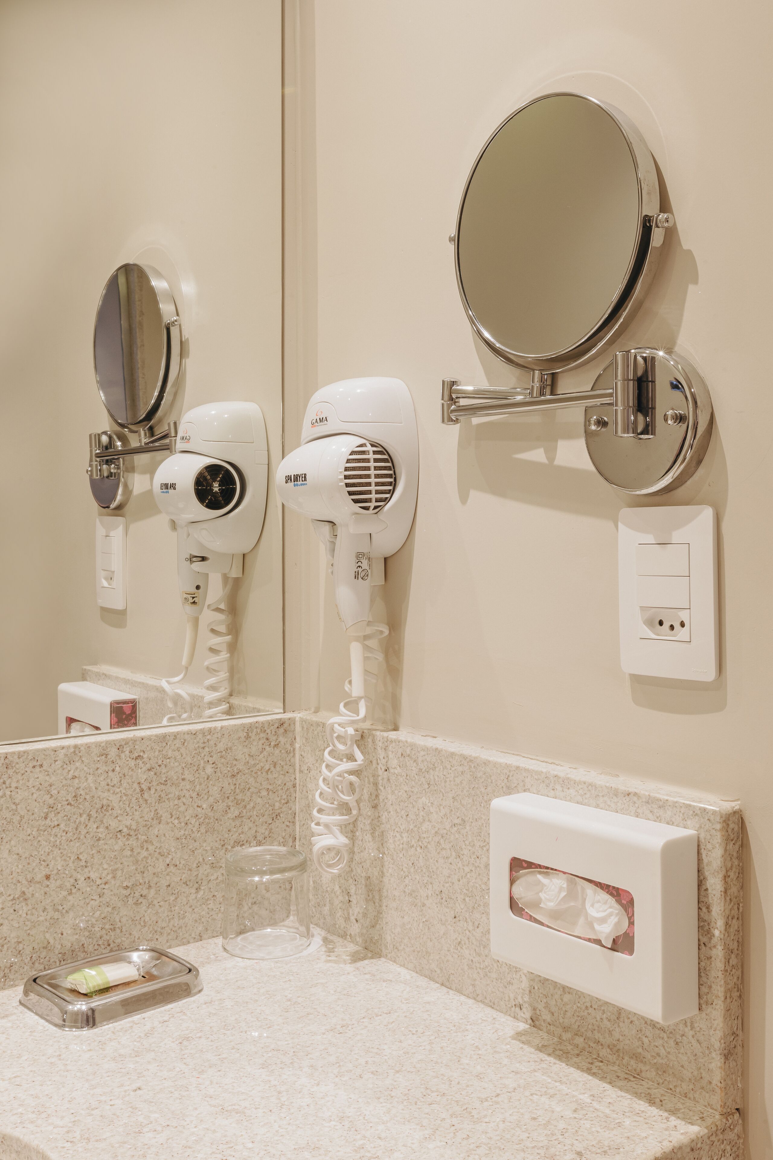 shower, eco-friendly toiletries, hair dryer, towels
