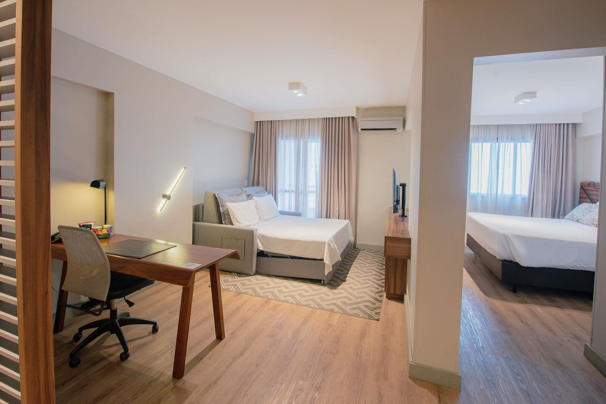 Superior Apartment, 1 King Bed with Sofa bed, Balcony | 1 bedroom, minibar, in-room safe, desk