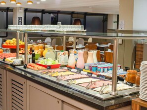 Morgenmadsbuffet hver dag mod et gebyr