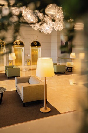 Lobby sitting area