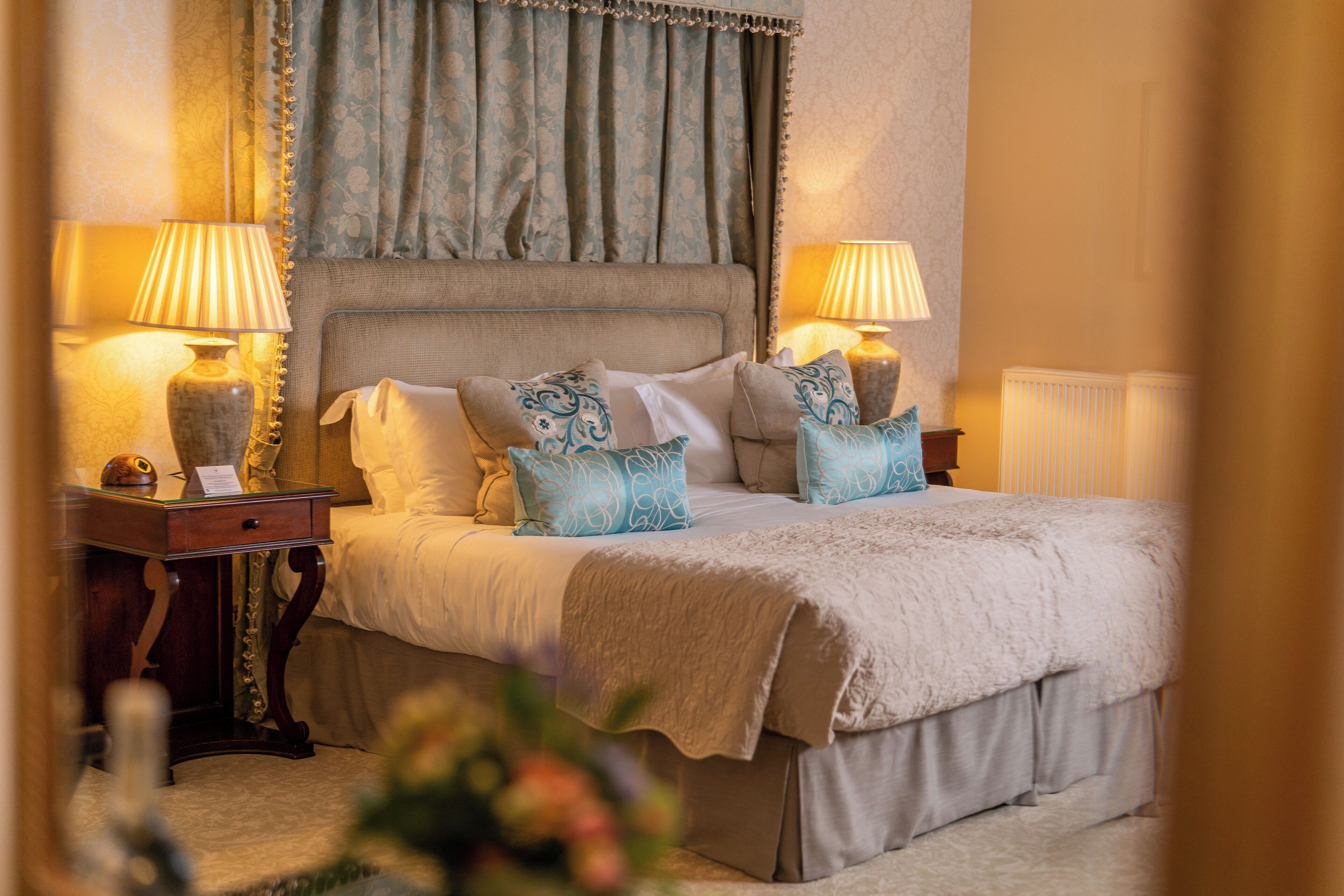 Hypo-allergenic bedding, in-room safe, individually decorated