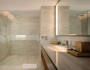 Tina con regadera, amenidades de baño gratuitas, secadora de cabello 