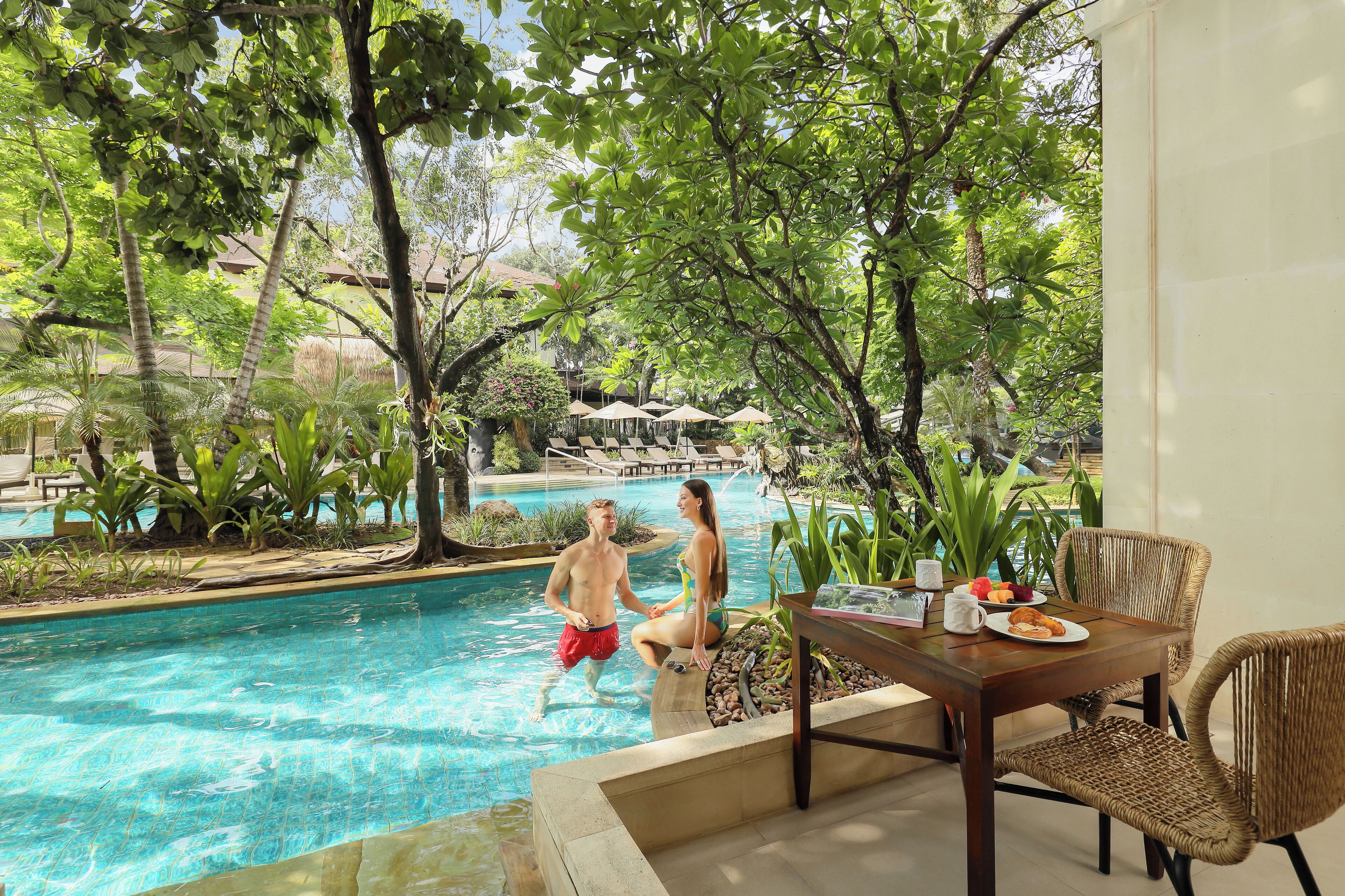 Lagoon Access Room | Premium bedding, in-room safe, desk, blackout curtains