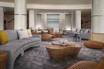 Hotel entrance and lobby at Pier South Resort, Autograph Collection by Marriott