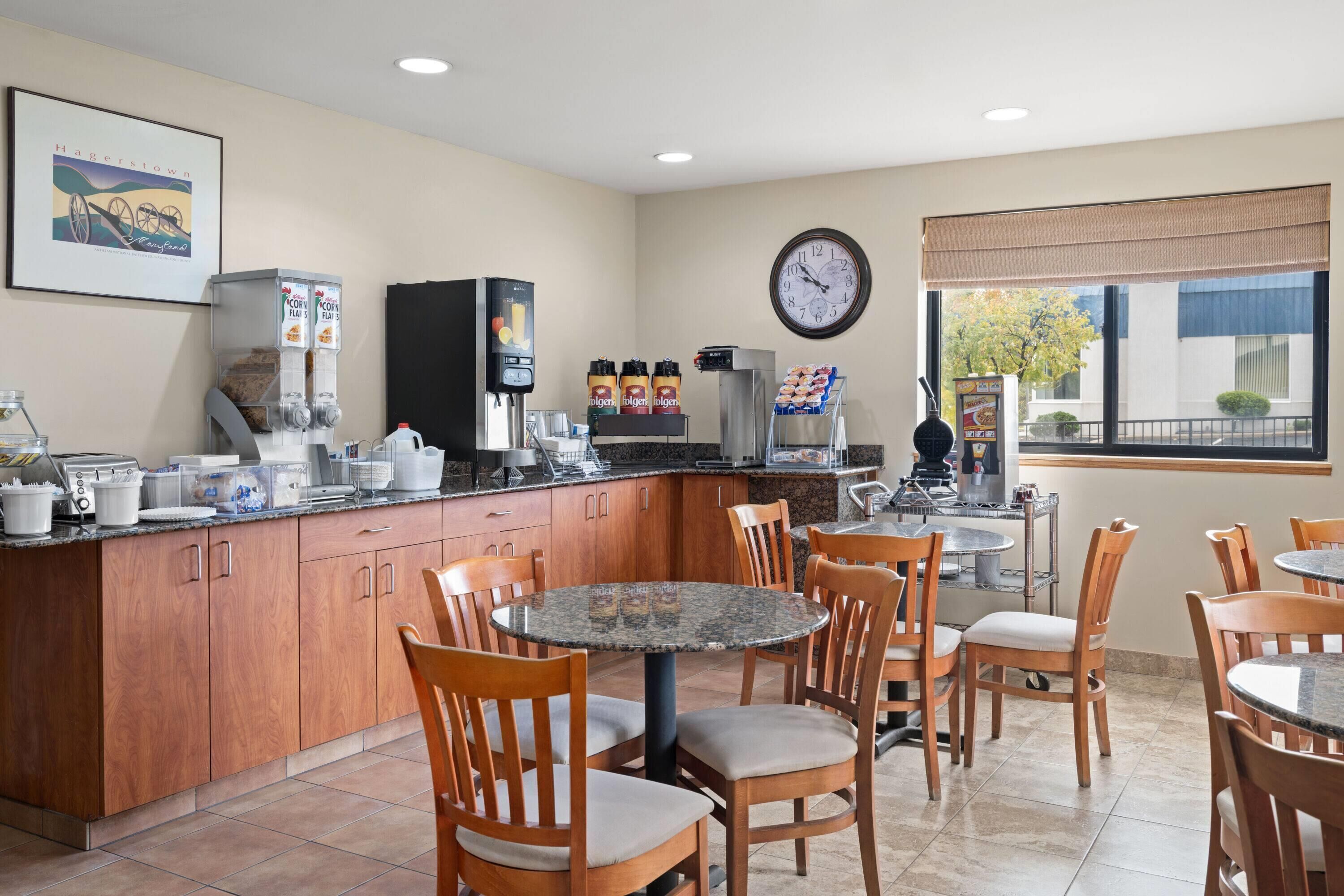 Free daily on-the-go breakfast