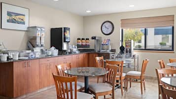 Free daily on-the-go breakfast