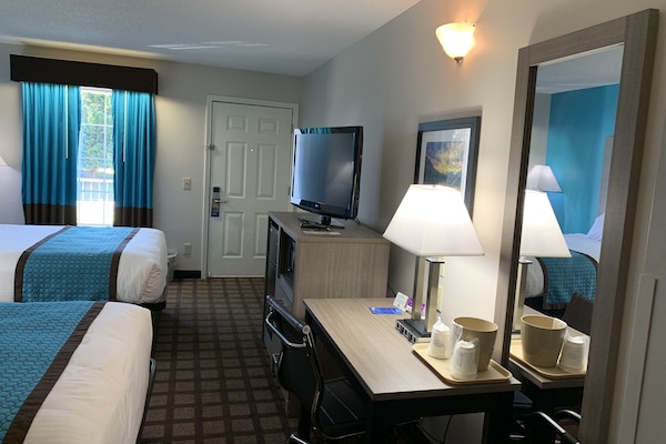 Double Room, 2 Double Beds, Non Smoking
