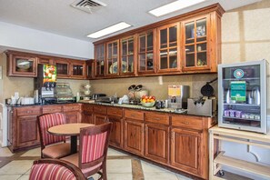 Free continental breakfast