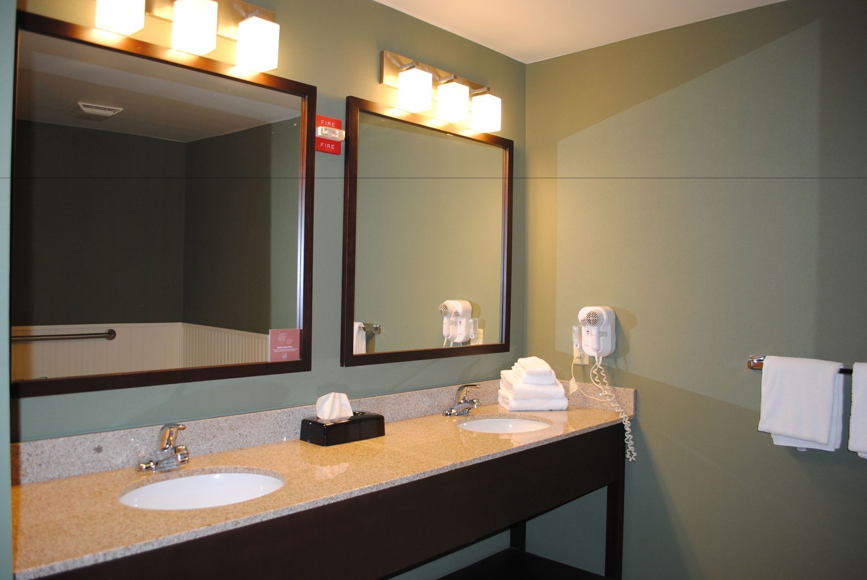 Bathroom | Shower, free toiletries, hair dryer, towels