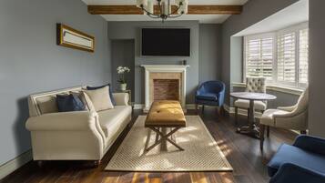 55-inch Smart TV with satellite channels, TV, books