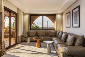 Presidential Suite, 2 Bedrooms, Terrace (View) | Hypo-allergenic bedding, minibar, in-room safe, desk - Le Meridien N'fis (Marrakech)
