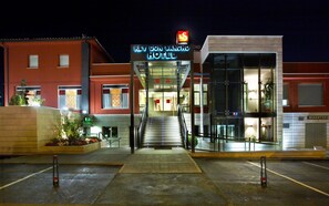 Front of property – evening/night