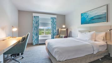 Select Comfort beds, in-room safe, desk, blackout curtains