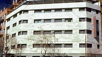 Voorkant van accommodatie