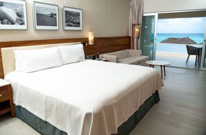 Swim up King Oceanfront Only Adults | セーフティボックス (室内)、アイロン / アイロン台、WiFi、ベッドシーツ