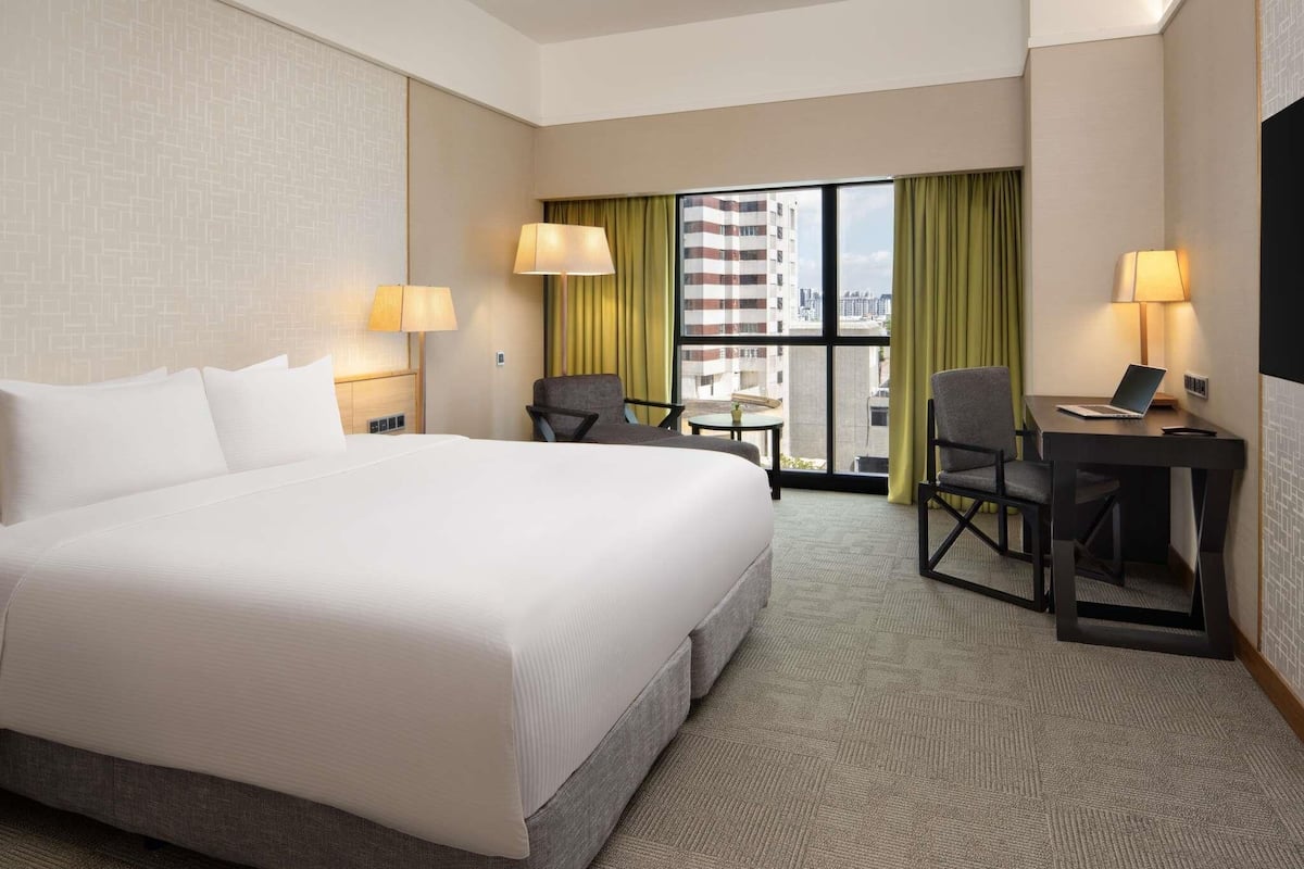 In-room safe, desk, blackout drapes, iron/ironing board