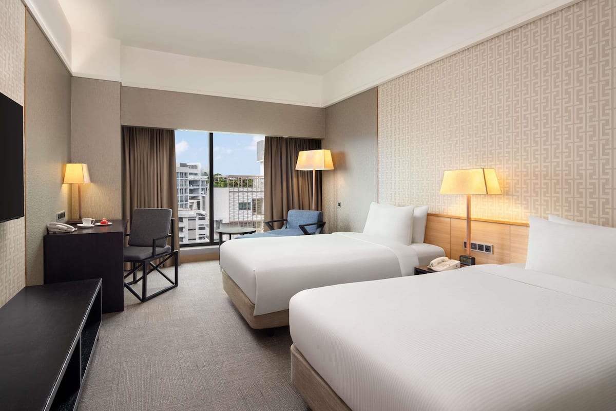 In-room safe, desk, blackout drapes, iron/ironing board