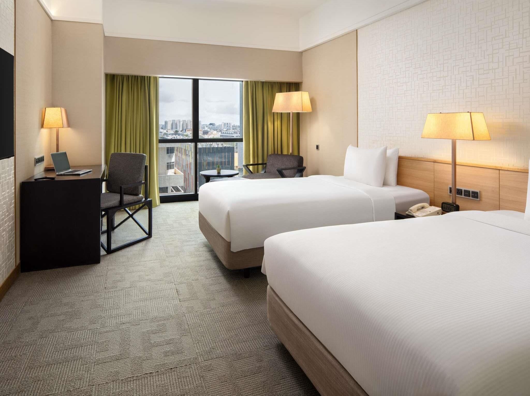 In-room safe, desk, blackout drapes, iron/ironing board