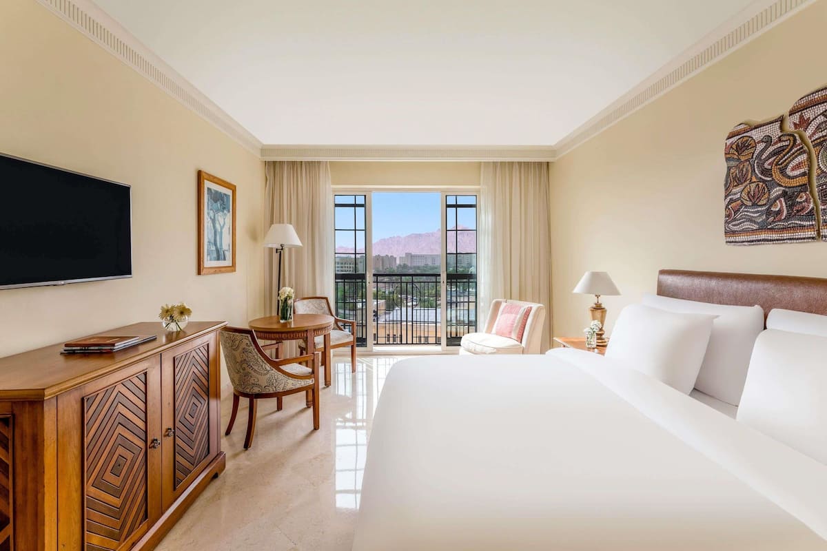 In-room safe, desk, laptop workspace, blackout drapes