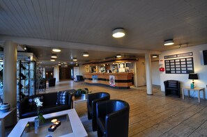 Siddeområde i lobbyen