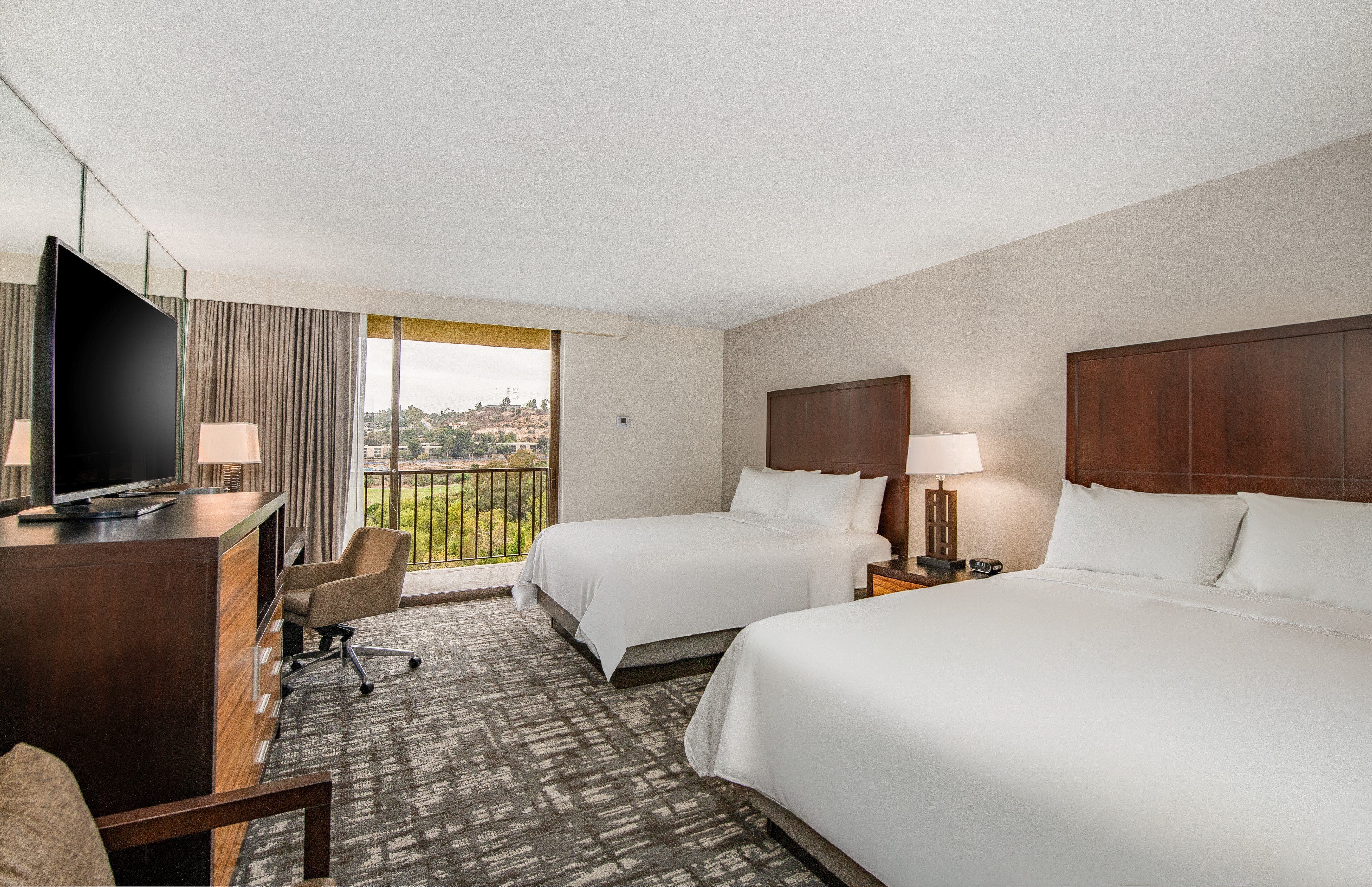 Pillow-top beds, in-room safe, desk, blackout curtains