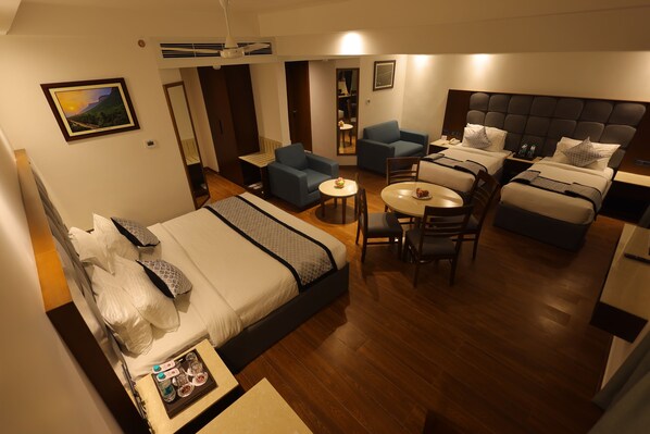 Family Studio Suite | Premium bedding, in-room safe, soundproofing, free WiFi