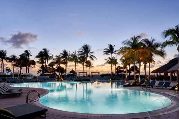 2 outdoor pools, pool cabanas (surcharge), pool umbrellas