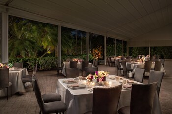 Outdoor banquet area at The Ritz-Carlton Key Biscayne, Miami