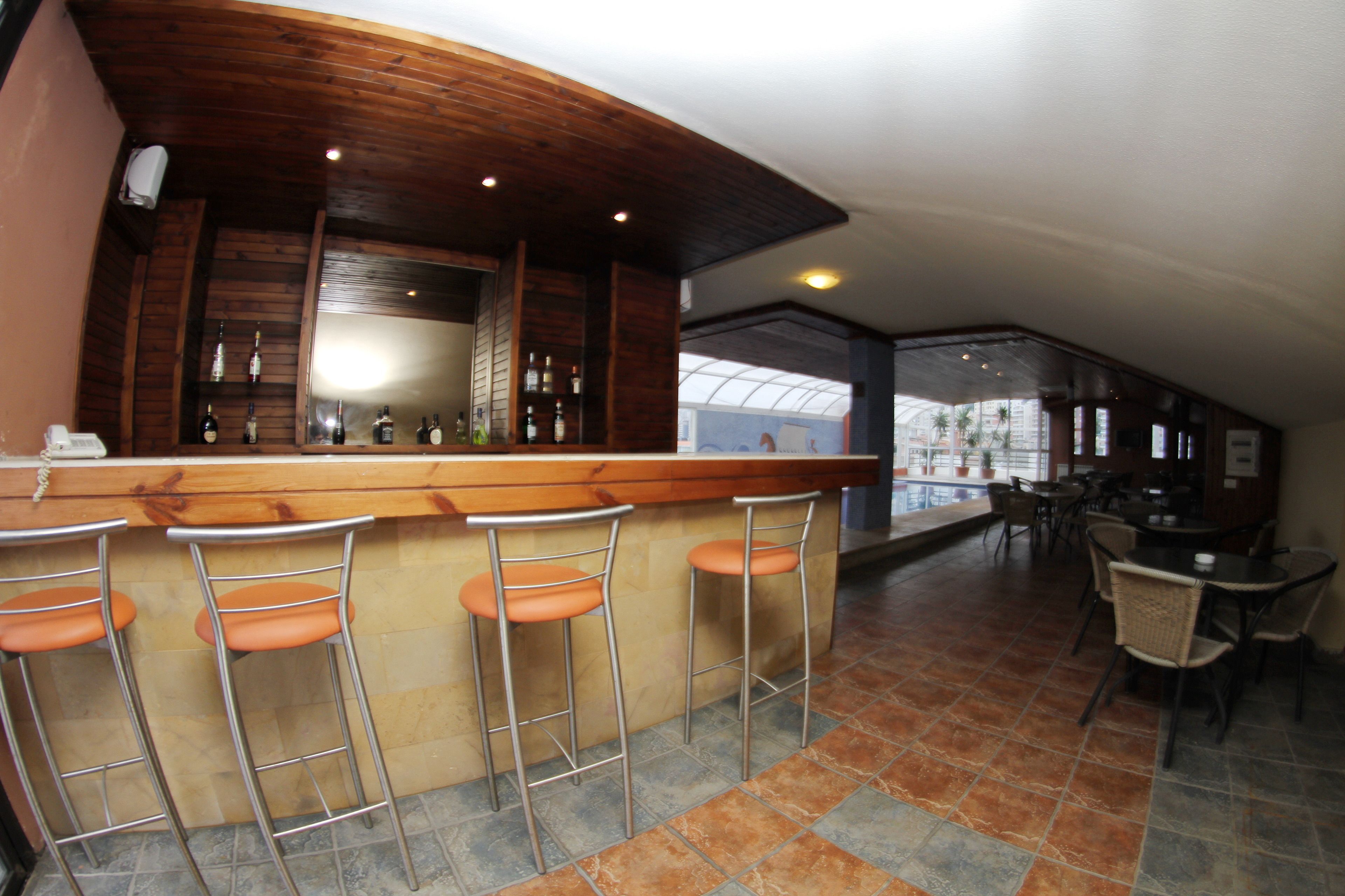 indoor pool, pool loungers