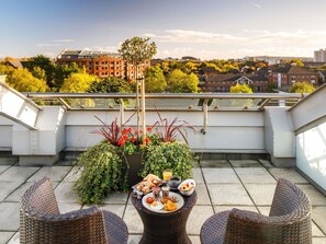 In-room safe, desk, laptop workspace, blackout curtains