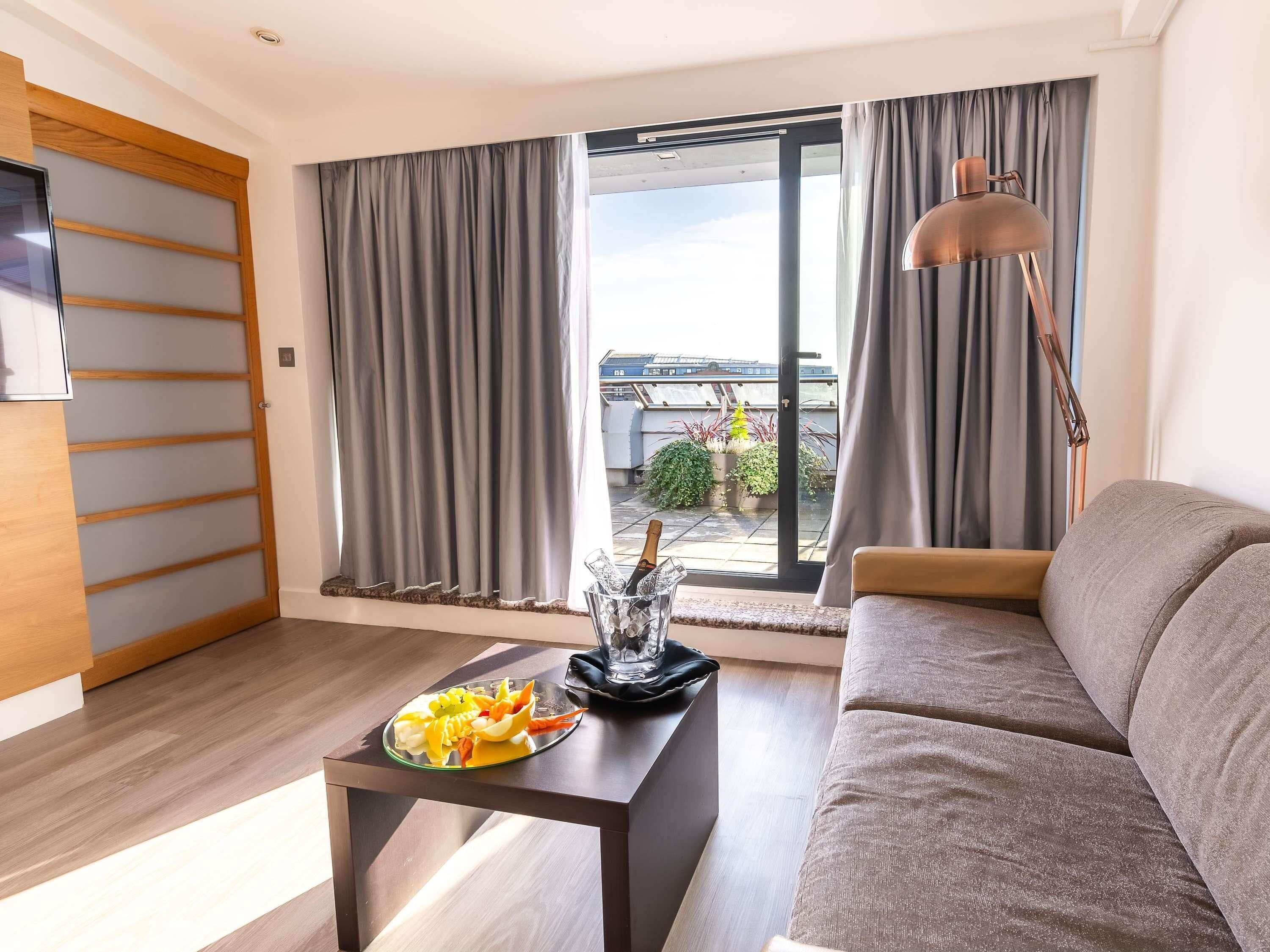 In-room safe, desk, laptop workspace, blackout drapes