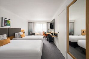 Standard Room, 2 Twin Beds | Minibar, in-room safe, desk, laptop workspace